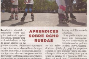 Roller Madrid en la revista Metrópolis - RollerMadrid.com